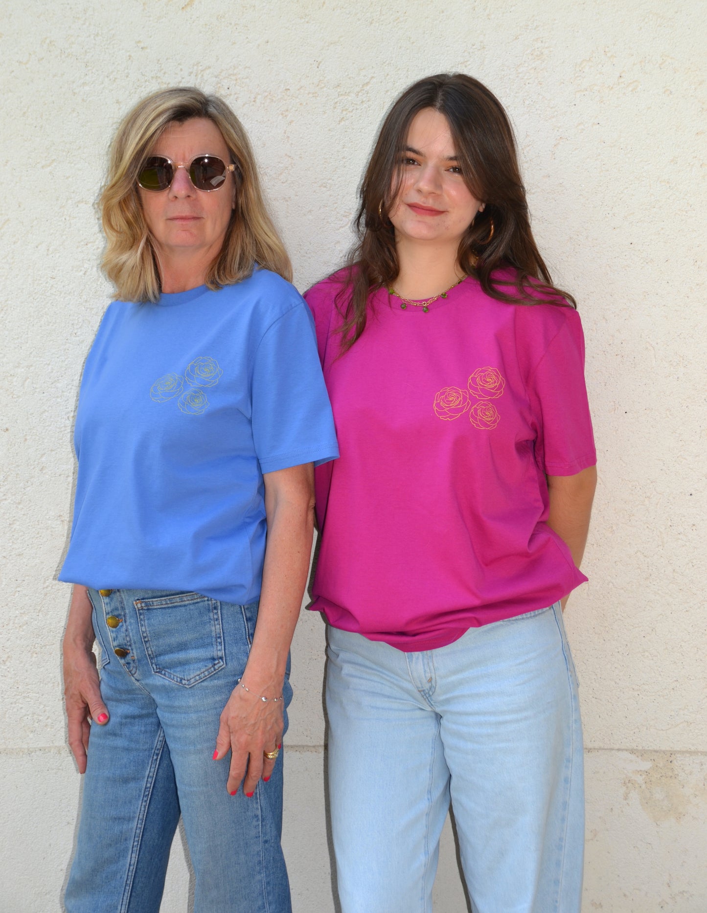 T-Shirt ALEX Trio de Roses Jaunes