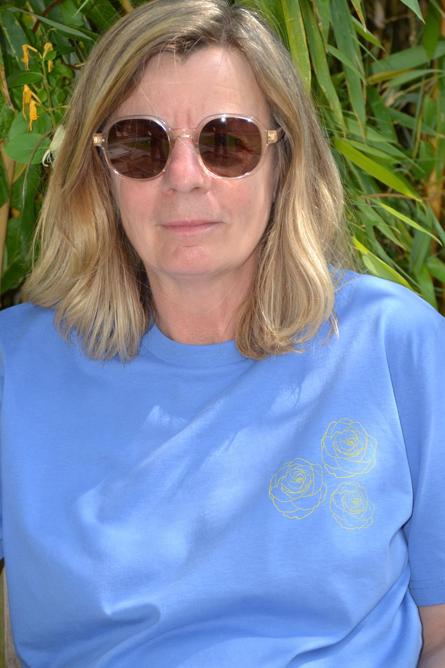 T-Shirt ALEX Trio de Roses Jaunes