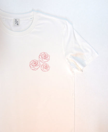 T-Shirt ALEX Trio de Roses Rouges